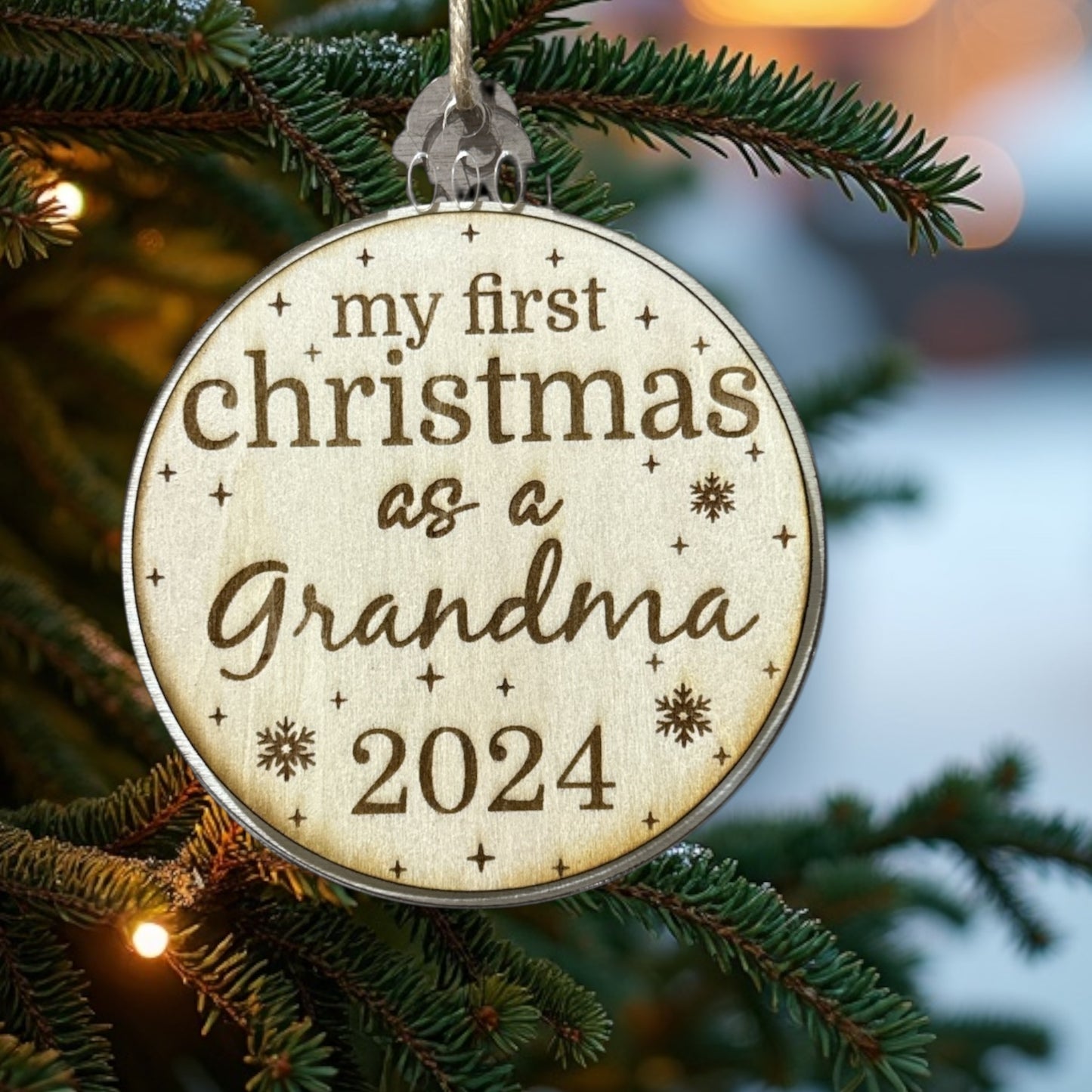 GRANDPARENTS FIRST CHRISTMAS tree ornament